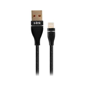 S-Link Swapp SW-C640 Siyah 3A Iphone Lightning Şarj Kablosu
