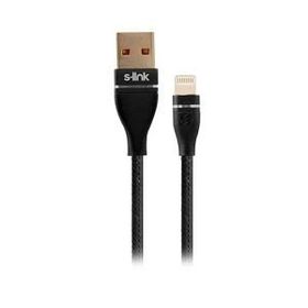 S-Link Swapp SW-C640 Siyah 3A Iphone Lightning Şarj Kablosu