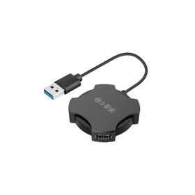 S-Link Swapp SW-U212 Siyah Usb 2.0 4 Port Hub Kablolu Çevirici Adaptör