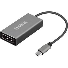 S-link Swapp SW-U510 Gri Metal Type-C to DisplayPort 4K Çevirici Adaptör