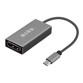 S-link Swapp SW-U510 Gri Metal Type-C to DisplayPort 4K Çevirici Adaptör