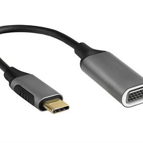 S-Link Swapp SW-U5145 USB Type C to VGA Gri Metal USB Dönüşütürücü Adaptör
