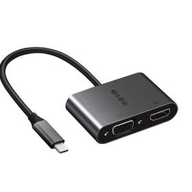 S-link Swapp SW-U516 TypeC to HDMI + VGA Adaptör