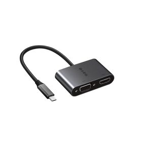 S-link Swapp SW-U516 TypeC to HDMI + VGA Adaptör