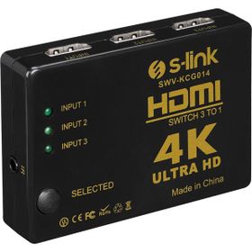 S-Link SWV-KCG014 Hdmı 3 to 1 Switch