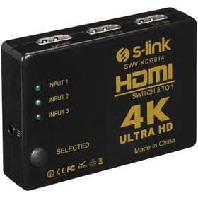 S-Link SWV-KCG014 Hdmı 3 to 1 Switch