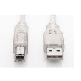 S-Link USB2.0 10M Şeffaf Yazıcı Kablosu