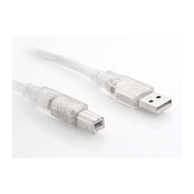 S-Link USB2.0 5M Şeffaf Yazıcı Kablosu