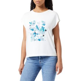 S.Oliver 2114265 Ekru Kadın T-Shirt