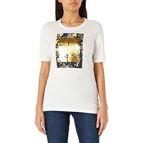 S.Oliver 2114265 Ekru Kadın T-Shirt