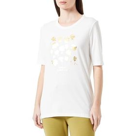 S.Oliver 2114265 Ekru Kadın T-Shirt