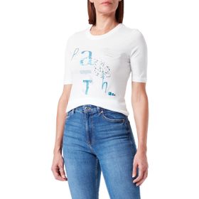 S.Oliver 2114792 Ekru Kadın T-Shirt