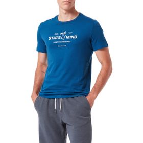 S.Oliver 2118038 Mavi Erkek T-Shirt