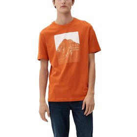 S.Oliver 2119129 Turuncu Erkek T-Shirt