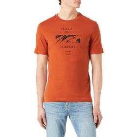 S.Oliver 2119129 Turuncu Erkek T-Shirt
