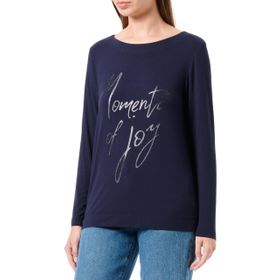 S.Oliver 2122531 Mavi Uzun Kollu Kadın T-shirt
