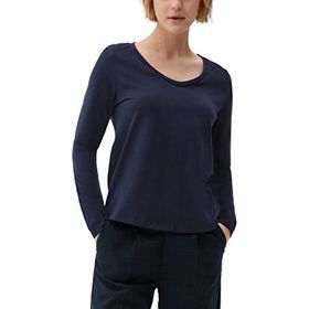 S.Oliver 2122531 Mavi Uzun Kollu Kadın T-shirt