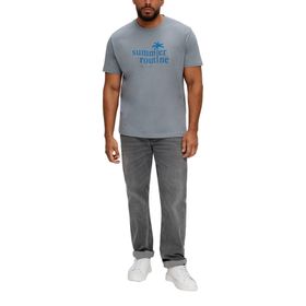S.Oliver 95D2 Gri Erkek T-shirt