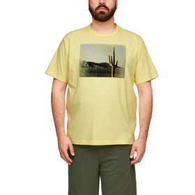 S.Oliver B08XY3TMH7 Light Yellow Erkek T-shirt