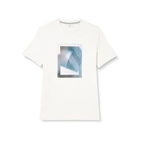 S.Oliver Beyaz Ön baskılı Erkek T-shirt