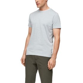 S.Oliver Klasik Grey Melange Erkek T-shirt