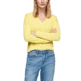 S.Oliver Klasik Limon Sarısı Kadın T-shirt