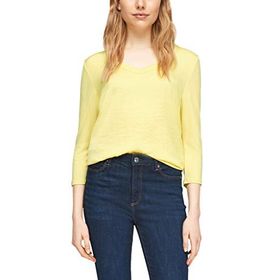 S.Oliver Klasik Limon Sarısı Kadın T-shirt