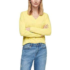 S.Oliver Klasik Limon Sarısı Kadın T-shirt