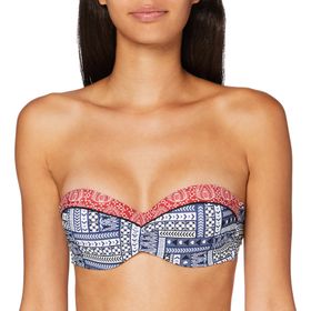 S.Oliver Red Label Beachwear Blau-rot Bedruckt LM Cocina Kadın Bikini Altı