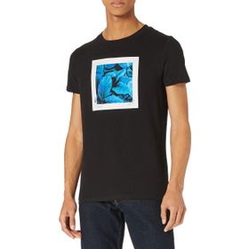 S.Oliver Siyah Baskılı Erkek T-shirt