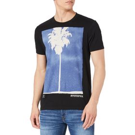S.Oliver Siyah Baskılı Erkek T-shirt