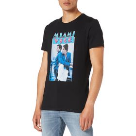 S.Oliver Siyah Baskılı Erkek T-shirt