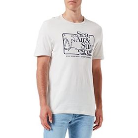 S.Oliver Wollweiß Erkek T-shirt