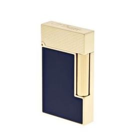S.T. Dupont 16457 Line 2 Blue Laquer Yellow Gold Çakmak