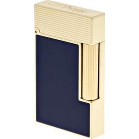 S.T. Dupont 16457 Line 2 Blue Laquer Yellow Gold Çakmak