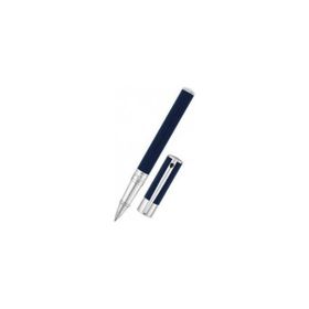 S.T. Dupont 265205 Mavi Yuvarlak Uç Krom Kalem
