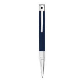 S.T. Dupont 265205 Mavi Yuvarlak Uç Krom Kalem