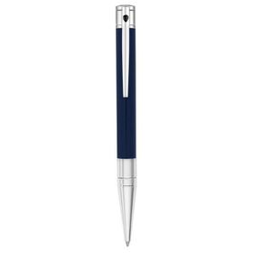 S.T. Dupont 265205 Mavi Yuvarlak Uç Krom Kalem