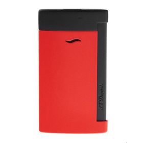 S.T. Dupont 27749 Slim 7 Mat Siyah-Kırmızı Puro Çakmağı