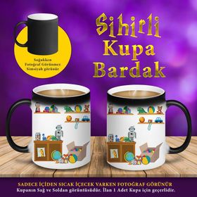 S24143 Çocuk Odası Temalı Sihirli Hediyelik Kupa Bardak