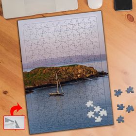 S277 Denizin Ortasında Yelkenli 240 Parça Puzzle Yapboz Tablo