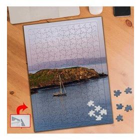 S277 Denizin Ortasında Yelkenli 240 Parça Puzzle Yapboz Tablo