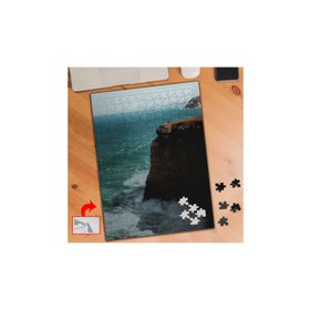 S454 Uçurum Kenarı Şiddetli Deniz 240 Parça Puzzle Yapboz Tablo
