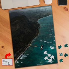S455 Denize Kıyısı Olan Yollar 240 Parça Puzzle Yapboz Tablo