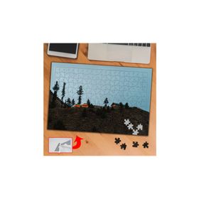 S456 Dağın Tepesindeki Taş Evler 240 Parça Puzzle Yapboz Tablo