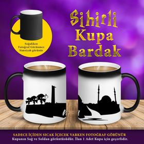 S45650 Malatya Şehir Silüeti Sihirli Kupa Bardak