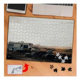 S458 Karavanla Kamp Gezi Doğa 240 Parça Puzzle Yapboz Tablo