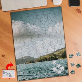 S463 Güneşli Gökyüzü Ve Deniz 240 Parça Puzzle Yapboz Tablo