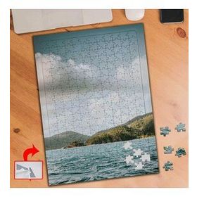 S463 Güneşli Gökyüzü Ve Deniz 240 Parça Puzzle Yapboz Tablo