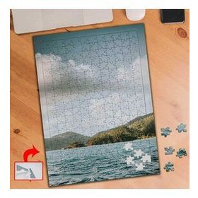 S463 Güneşli Gökyüzü Ve Deniz 240 Parça Puzzle Yapboz Tablo